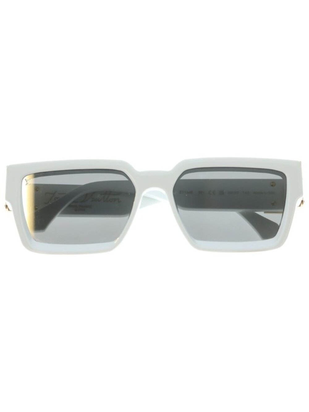 Louis Vuitton LV Logo Type/frame Square Sunglasses White Eyewear